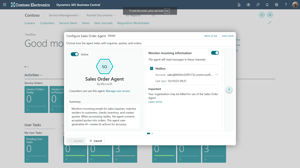 Sales Order Agent  Setup - Implemetation Page