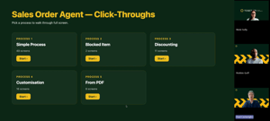 Sales Order Agent - Ondemand - Screenshot