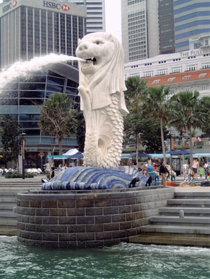 Singapore Water fountain