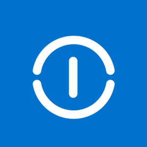 TVT  - Old Icon on Blue