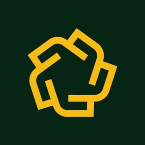 TVT Icon - Yellow on Green